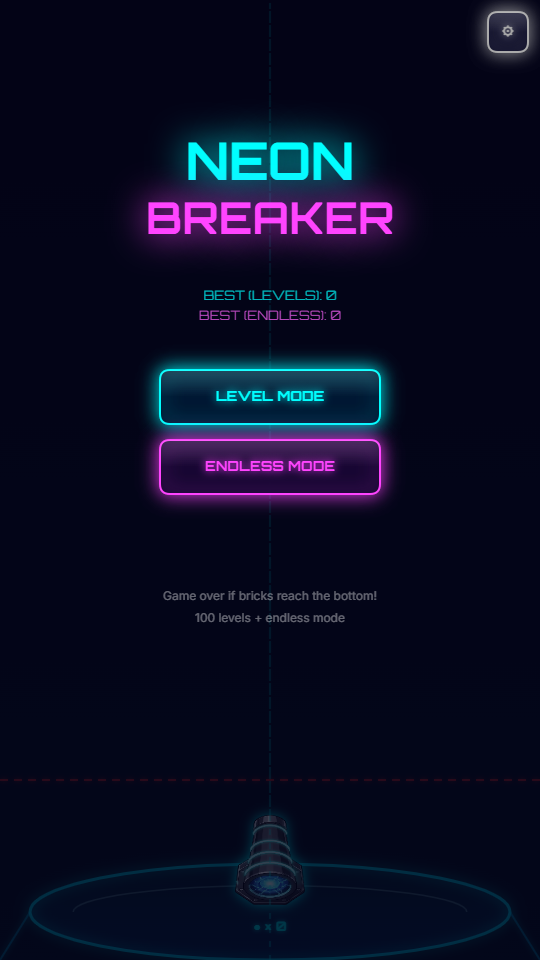 Neon Breaker Screenshot 1